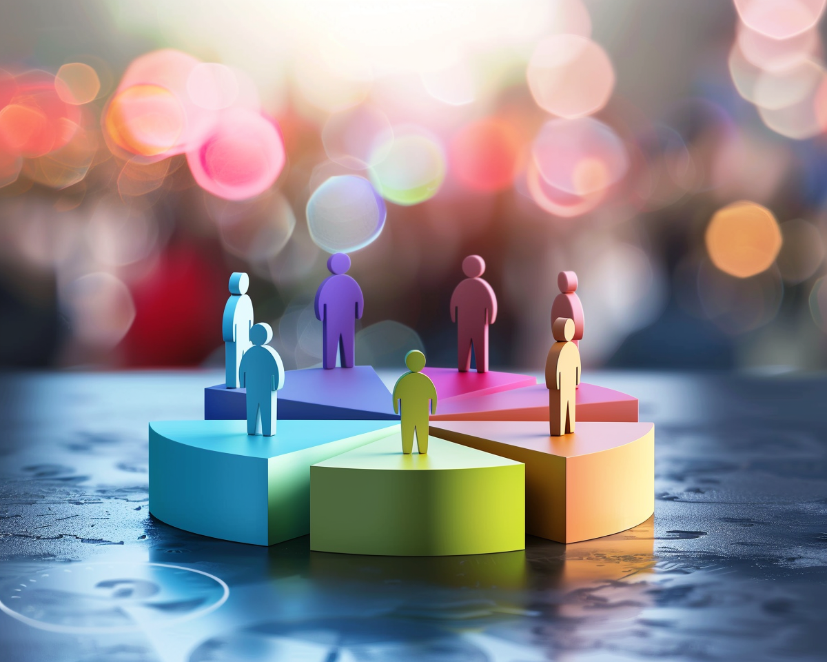 Image de diagramme de segmentation d'audience