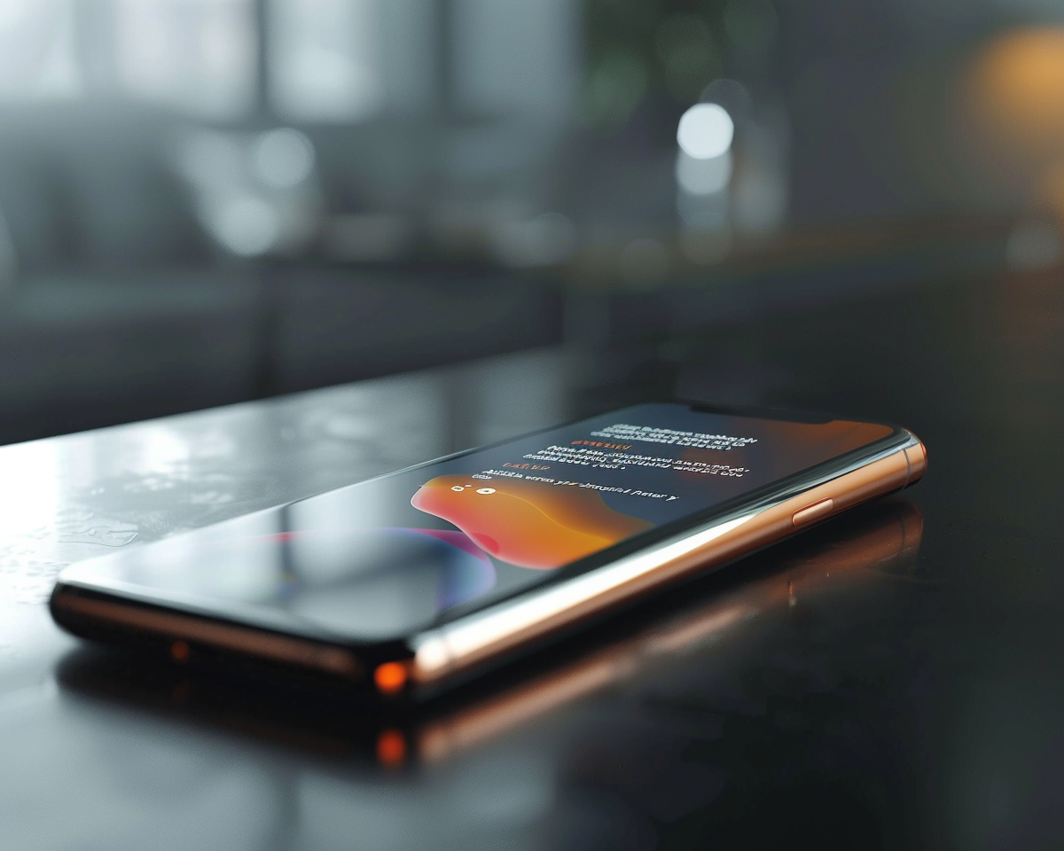 Image de notifications SMS sur un smartphone