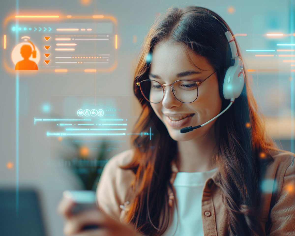 Image d'un service de support via SMS